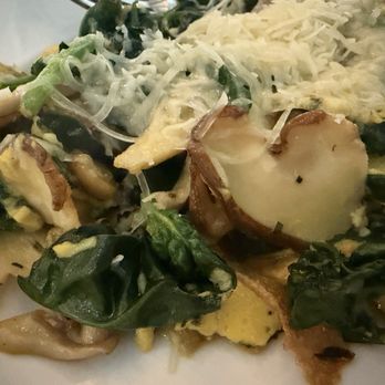Hugo's - Close up : Wild mushrooms and spinach - Breakfast & Brunch Near Me - Studio City, California Hugo's - Close up : Wild mushrooms and spinach - Breakfast & Brunch Near Me - Studio City, California