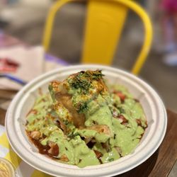 CHA Street Food - Samosa Chaat - quite good.