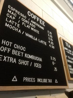 Menu photo 1 Weird Harbour Espresso Bar Halifax, NS Menu photo 1 Weird Harbour Espresso Bar Halifax, NS