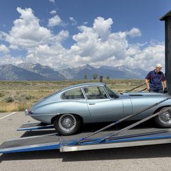 Intercity Lines - 1963 Jag being unloaded