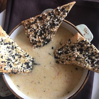 River Rock - Chinook Salmon chowder - New American Near Me - Stevenson, Washington