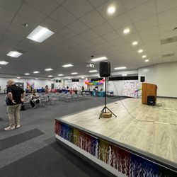 Looking from the stage out