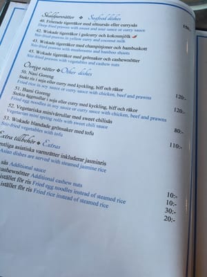 Menu photo 3 Restaurang Anna Rättvik, W