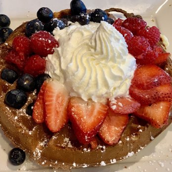 Stacks - Gluten-Free Triple Berry Waffle - Breakfast & Brunch Near Me - Campbell, California Stacks - Gluten-Free Triple Berry Waffle - Breakfast & Brunch Near Me - Campbell, California