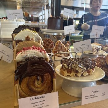 Izzio Bakery - La Roulette selections and Izzio's Croffles - Bakeries Near Me - Denver, Colorado