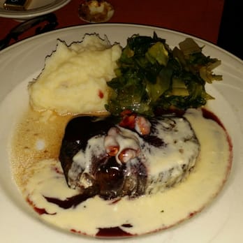 Taormina Restaurant - Filet with gorgonzola cheese candied walnuts mashed potatoes and escarole every bite was so delicious I was in hog heaven - Italian Near Me - Kenilworth, New Jersey Taormina Restaurant - Filet with gorgonzola cheese candied walnuts mashed potatoes and escarole every bite was so delicious I was in hog heaven - Italian Near Me - Kenilworth, New Jersey