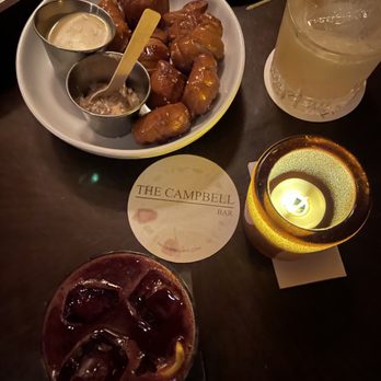 The Campbell - Bar bites - pretzels were good! - Cocktail Bars Near Me - New York, New York The Campbell - Bar bites - pretzels were good! - Cocktail Bars Near Me - New York, New York