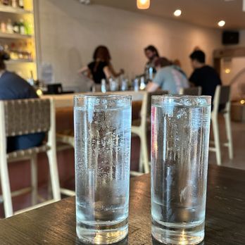 Desert Social - Agua De Casa   (Mezcal Derrumbes San Luis Potosí, Chareau, lime, Topo Chico) - Lounges Near Me - Denver, Colorado