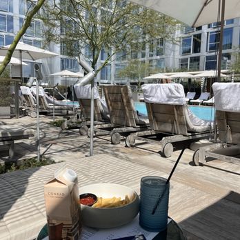 Conrad Los Angeles - Fries ; no salt , medium crispy , vibes . - Hotels Near Me - Los Angeles, California