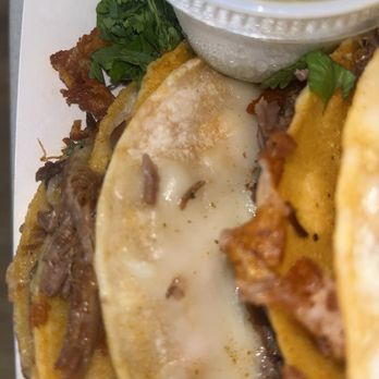 Los Pookies - Dry spots again almost looks like mold. - Tacos Near Me - Albuquerque, New Mexico