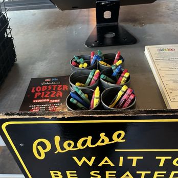 Via 313 Pizza - Crayons, of course - Pizza Near Me - Austin, Texas