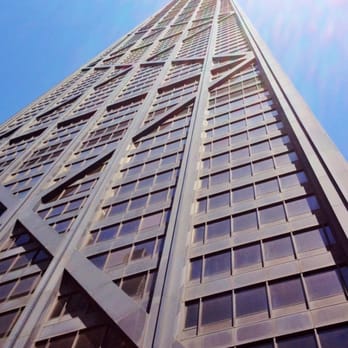 John Hancock Center - Standing in front of the building and looking straight up! - Landmarks & Historical Buildings Near Me - Chicago, Illinois John Hancock Center - Standing in front of the building and looking straight up! - Landmarks & Historical Buildings Near Me - Chicago, Illinois