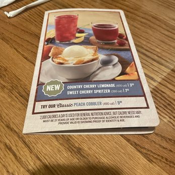 Cracker Barrel Old Country Store - Cherry lemonade was delicious - Southern Near Me - Milford, Connecticut