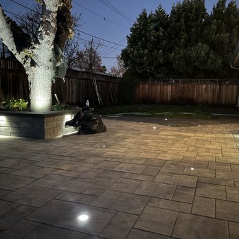 Penglin Landscaping - Paver and tree lights. - Landscaping Near Me