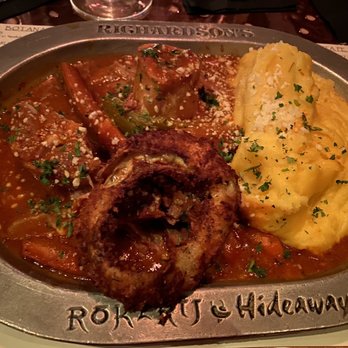Richardson's - My to die for onion ring on my osso bucco - New Mexican Cuisine Near Me - Phoenix, Arizona