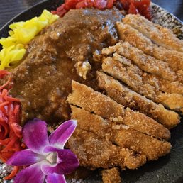Curry with pork katsu Curry with pork katsu