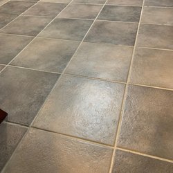 Cavalier Carpet Cleaning - Kitchen floor grout has never been this clean!! I can't stop looking at it