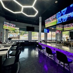 The 19th Hole - Bar and seating area