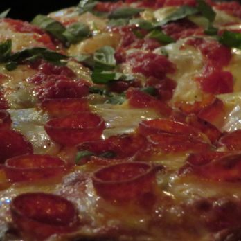 Il Porto - Sicilian: half Margherita, half pepperoni. - Pizza Near Me - Brooklyn, New York Il Porto - Sicilian: half Margherita, half pepperoni. - Pizza Near Me - Brooklyn, New York