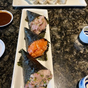 Aiko - Hand rolls and California rolls with no mayo (special request) - Sushi Bars Near Me - Rancho Cordova, California Aiko - Hand rolls and California rolls with no mayo (special request) - Sushi Bars Near Me - Rancho Cordova, California