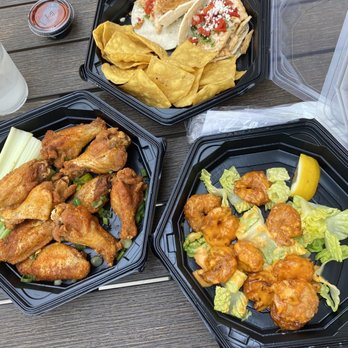 The Brass Tap - Cajun dry rub wings   Boob shrimp    Poblano chicken s - Beer Bar Near Me - Corona, California
