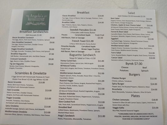 Menu photo 1 Angela’s Cafe East Lansing, MI