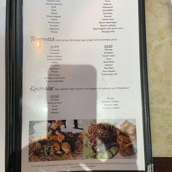 Ru sans - Menu - Diners Near Me - Rome, Georgia