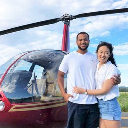 First helicopter ride Eva! First helicopter ride Eva!