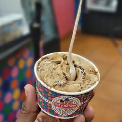 City Center Ice Cream - Espresso Flavor with Oreos and Chocolate Syrup