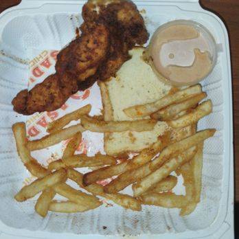 Asad's Hot Chicken - Chicken finger platter w/ fries. Well what's left... Lol - Chicken Shop Near Me - Philadelphia, Pennsylvania Asad's Hot Chicken - Chicken finger platter w/ fries. Well what's left... Lol - Chicken Shop Near Me - Philadelphia, Pennsylvania
