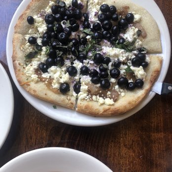 Phoebe's Restaurant & Coffee Lounge - blueberry, feta, and caramelized onion flatbread - New American Near Me - Syracuse, New York Phoebe's Restaurant & Coffee Lounge - blueberry, feta, and caramelized onion flatbread - New American Near Me - Syracuse, New York
