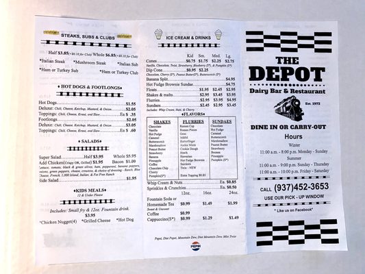 Menu photo 4 Depot Dairy Camden, OH Menu photo 4 Depot Dairy Camden, OH