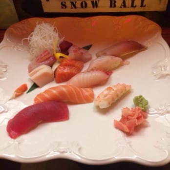 Dotombori - Sashimi/sushi combo (roll pictured separately) - Sushi Bars Near Me - Des Plaines, Illinois Dotombori - Sashimi/sushi combo (roll pictured separately) - Sushi Bars Near Me - Des Plaines, Illinois