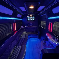 Westlake Limo - Inside view of our 2016 sprinter
