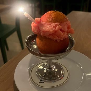 Jupiter - Campari sorbet in blood orange - Italian Near Me - New York, New York