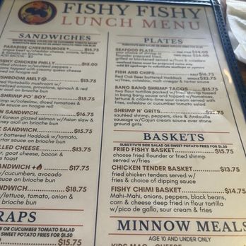 Fishy Fishy Cafe - Lunch Menu - Seafood Near Me - Southport, North Carolina Fishy Fishy Cafe - Lunch Menu - Seafood Near Me - Southport, North Carolina
