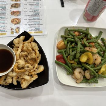 Singapore Hawker - deep fried squid and sambal green beans - Singaporean Near Me - Burnaby, British Columbia Singapore Hawker - deep fried squid and sambal green beans - Singaporean Near Me - Burnaby, British Columbia