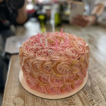Olive & Hay - We brought in a cake. There's a cake cutting fee but all is good. It was worth it for the bday girl / Galentine's day. - Italian Near Me - Napa, California