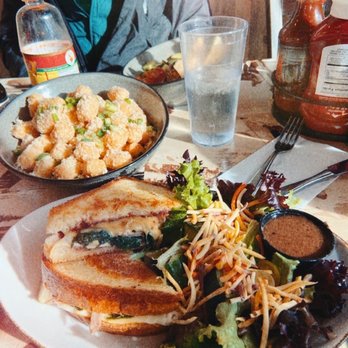 6th Alley Bar & Grill - Duck confit grilled cheese  Parmesan truffle aioli tater tots - Bars Near Me - Dillon, Colorado