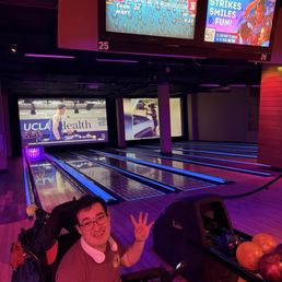 Picture after bowling a decent game.