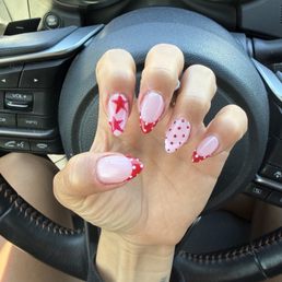 Gel X Nails with Design