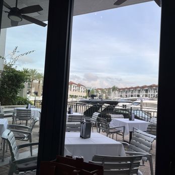 Nosh on Naples Bay - View to marina - New American Near Me - Naples, Florida