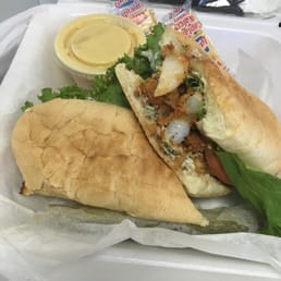 Fried Shrimp Po-boy Fried Shrimp Po-boy