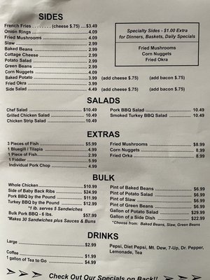 Menu photo 2 Pop's Barbq Benton, IL