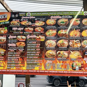 El Taco Amigo - 12/15/24 prices - Food Trucks Near Me - Olympia, Washington