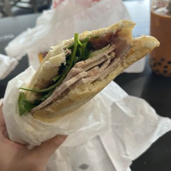 Banh Mi & Bubble Tea - White ham and pate Banh mi - Bubble Tea Near Me - Cranston, Rhode Island