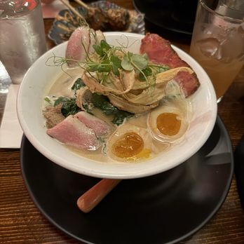 Mensho - Signature (sub pork chashu with duck) - Ramen Near Me - Walnut Creek, California Mensho - Signature (sub pork chashu with duck) - Ramen Near Me - Walnut Creek, California