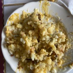 Kountry Kettle Restaurant - My baked potato after I mashed it up.