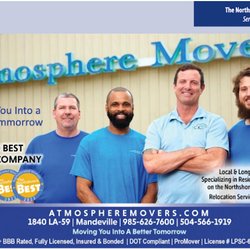Atmosphere Movers - Captions://Atmosphere Movers Voted Besting Moving Company 2024 By Northshore's Best 4 years in a row.