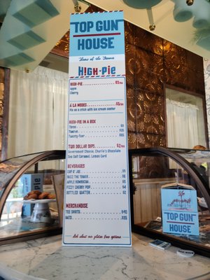The Famous High Pie at the Top Gun House by null